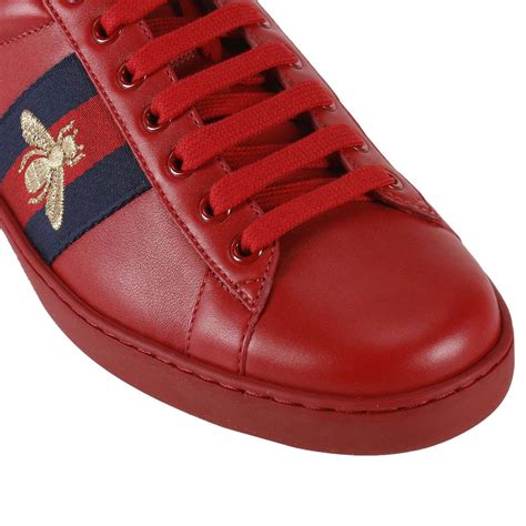 zapatilla gucci de hombre|zapato gucci rojo.